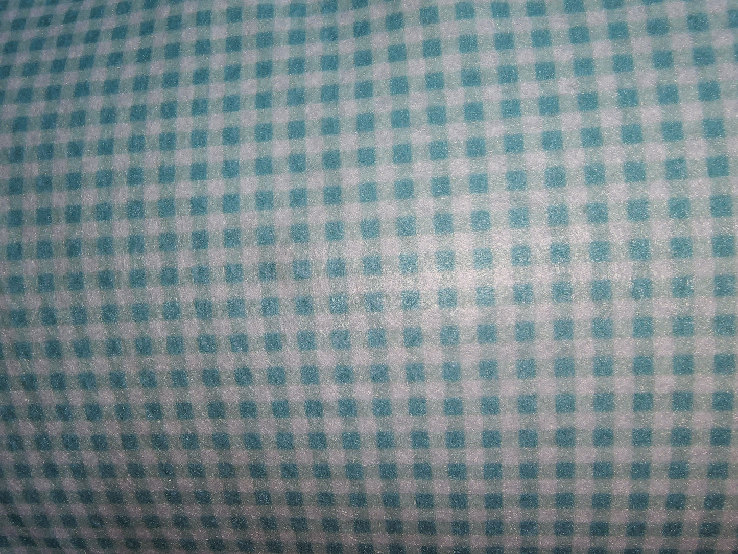 Patterned Craft Felt- Plaid- Light Blue & White