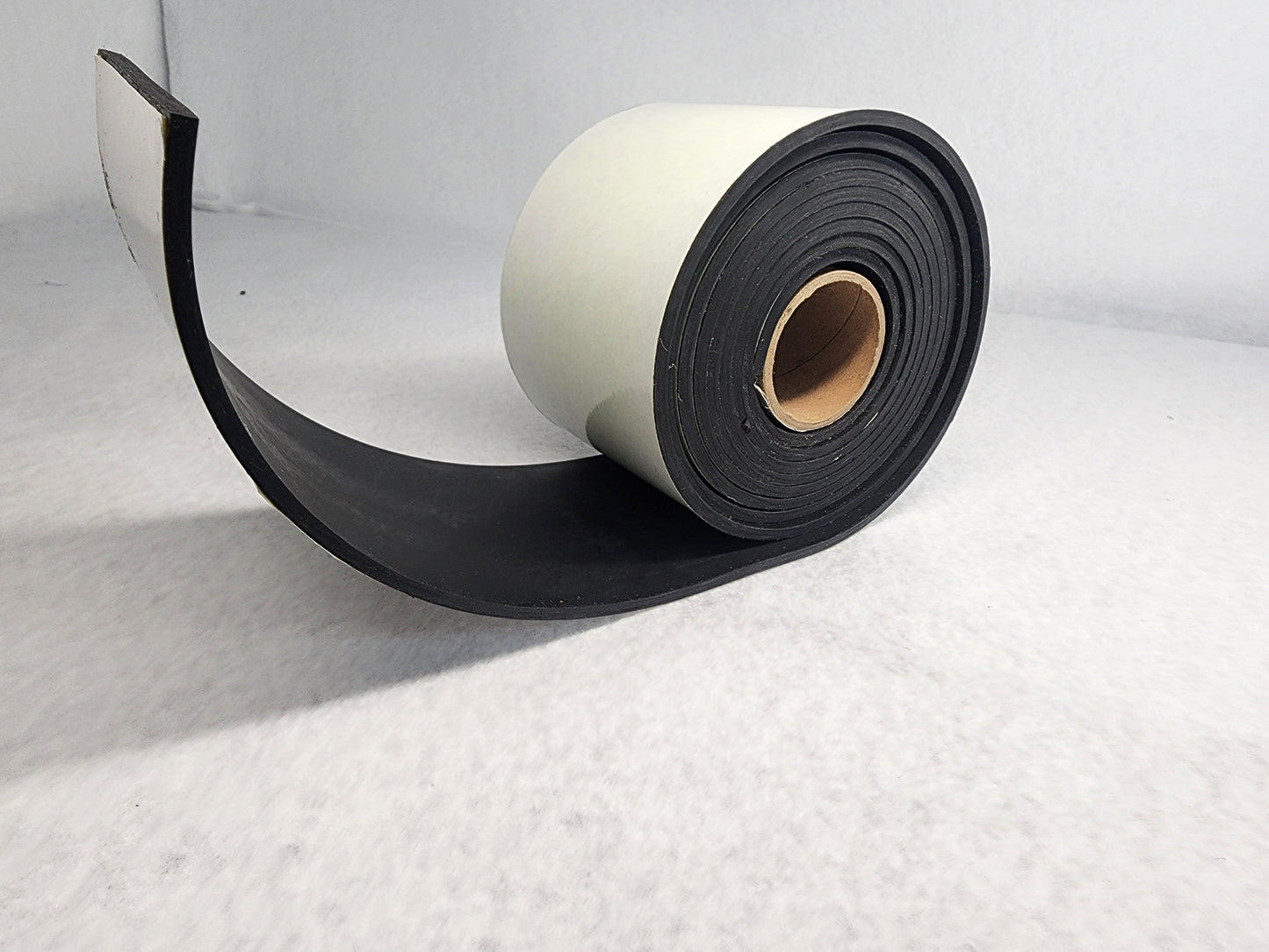 Solid Neoprene Duro Slitted Roll with adhesive