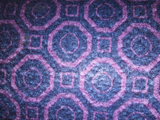 Patterned Craft Felt- Geometric Mosaic- Light Purple & Violet