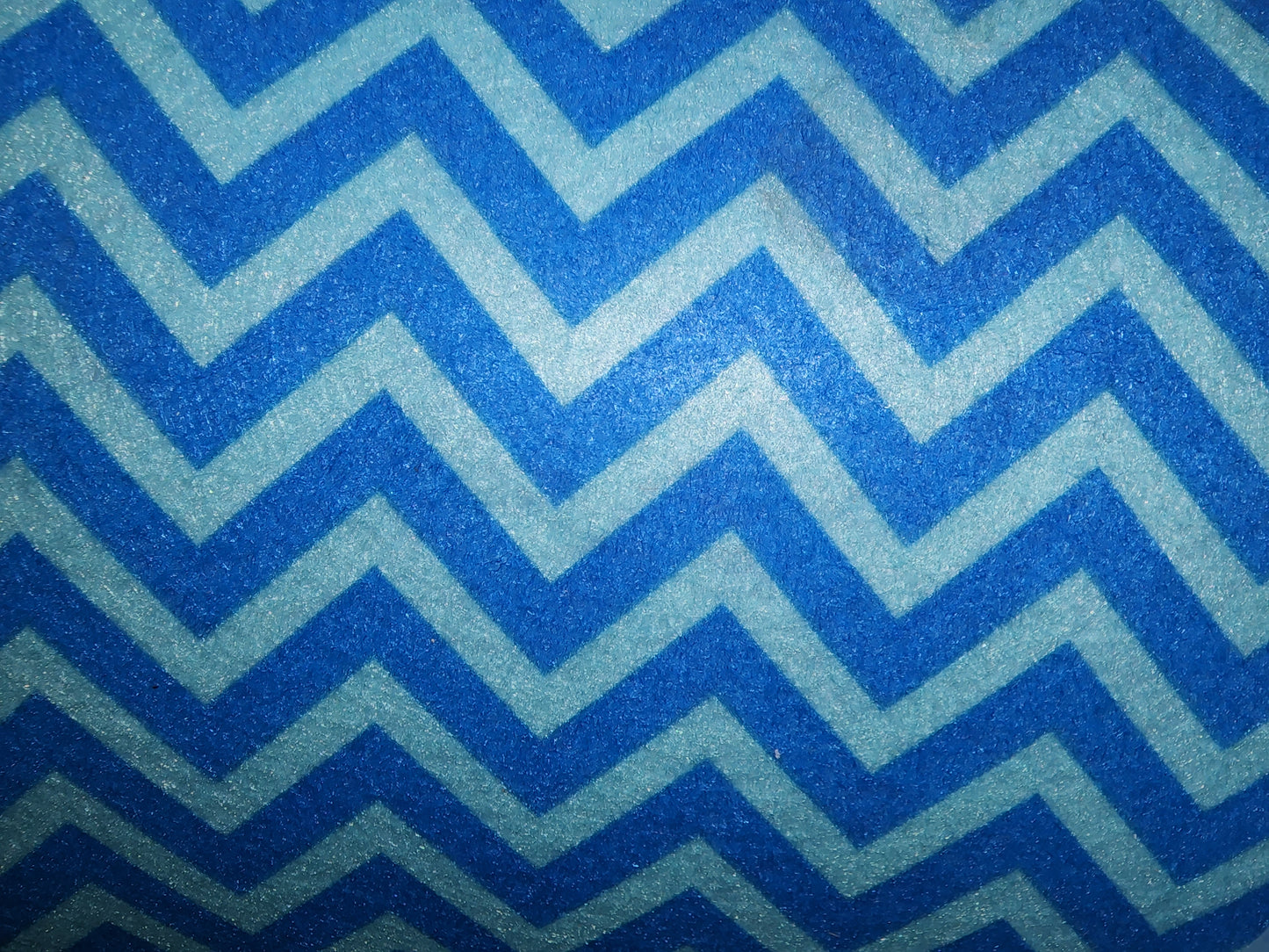 Patterned Craft Felt- Herringbone- Royal Blue & Sky Blue