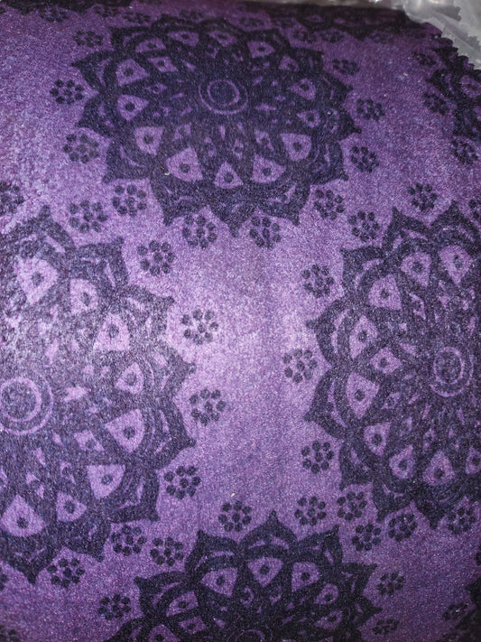 Patterned Craft Felt- Mandala- Light Purple & Violet