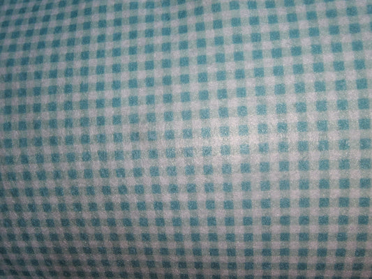 Patterned Craft Felt- Plaid- Light Blue & White