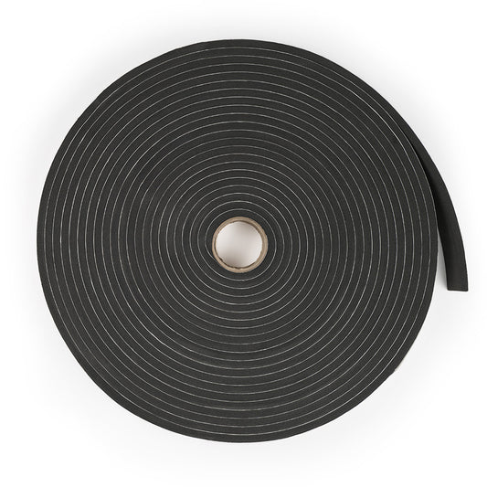 Neoprene Slitted Roll with adhesive 5/8" thick x 12.5ft