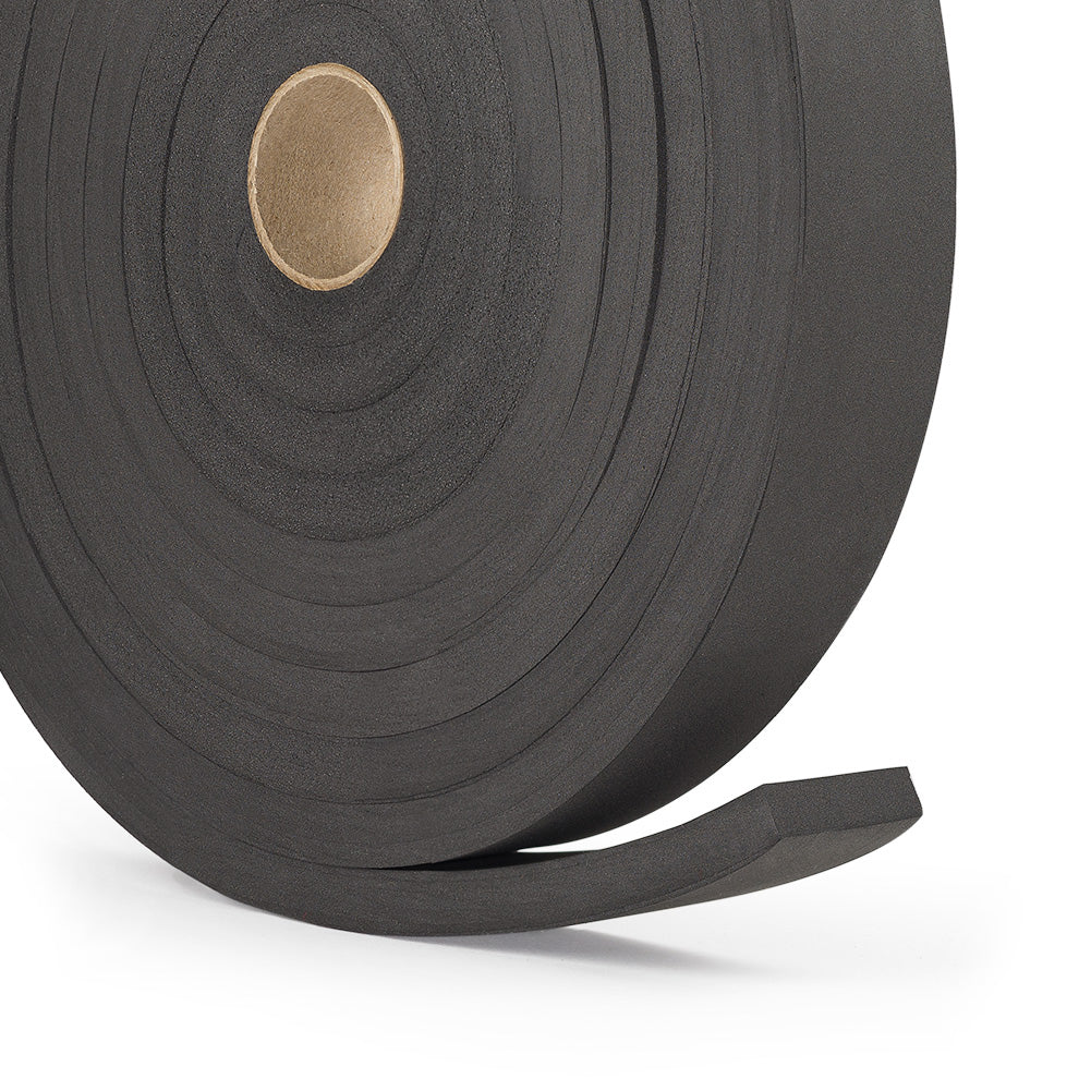 Neoprene Slitted Roll Plain 3/16" thick x 50ft