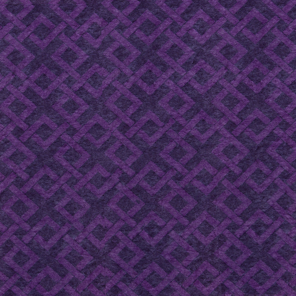 Patterned Craft Felt- Crosslink- Violet & Light Purple