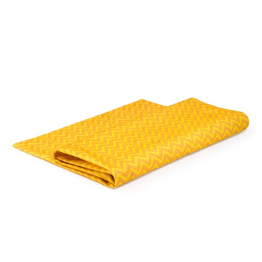 Patterned Craft Felt- Herringbone- Yellow & Burnt Orange